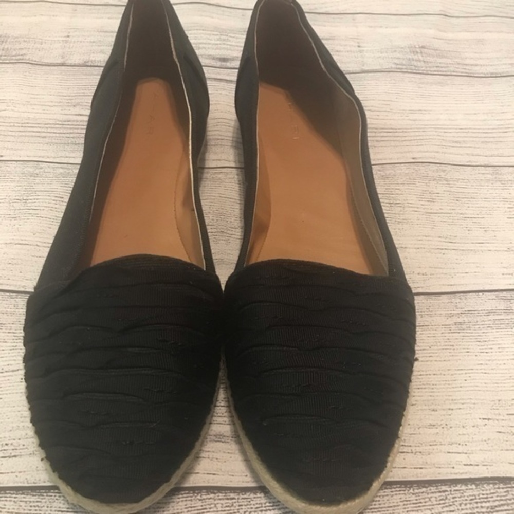 TAHARI Caitlin Black Flat Size 7.5 NWOT